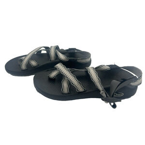 Chaco Women’s Sport Sandals Women Size 10 Black Gray Adjustable Straps Outdoor